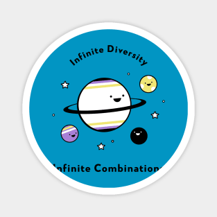 Infinite Diversity Infinite Combinations Magnet